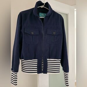 Zara Harry Lambert Navy jacket unisex size small.